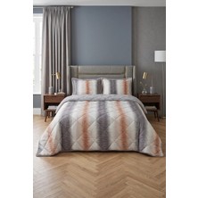 Mernios Comforter Çift Kişilik Yorgan Seti Gri