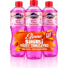 Mr. Bor Soda Katkılı Ultra Güçlü Pembe Mutfak Banyo Yüzey Temizleyici ve Yağ Sökücü Çiçek Kokulu 3'lü Set