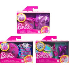 Barbie Mini Çanta Aksesuarları ve Kıyafet Seti HJT41 HJT42