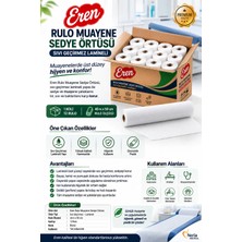 Eren Muayene Sedye Masa Örtüsü Lamineli Sıvı Geçirmez 12 Rulo (40M x 50CM)