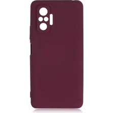 Lopard Xiaomi Redmi Note 10 Pro Telefon Kılıfı Lansman Kapak Koyu Mor Pürüzsüz Yüzey Soft Darbe Korumalı Arka Kapak Koruma