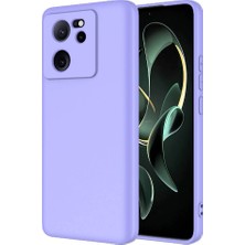 Lopard Xiaomi Mi 13T Pro Telefon Kılıfı Lansman Kapak Lila Pürüzsüz Yüzey Soft Darbe Korumalı Arka Kapak Koruma