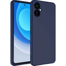 Lopard Tecno Camon 19 Neo Telefon Kılıfı Lansman Kapak Lacivert Pürüzsüz Yüzey Soft Darbe Korumalı Arka Kapak Koruma