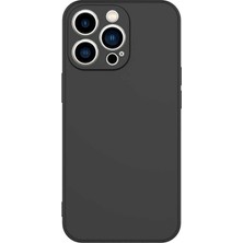 Lopard Apple iPhone 13 Pro Telefon Kılıfı Lansman Kapak Siyah Pürüzsüz Yüzey Soft Darbe Korumalı Arka Kapak Koruma