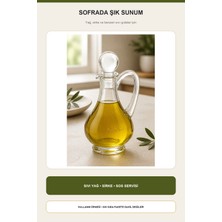 Ramnes 170 ml Akrilik Yağlık Sirkelik; Şeffaf Gövdesi, Kulplu Tasarımı