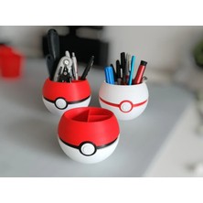 Diritech 3D DIRITECH3D Pokéball Kalemlik 3'lü Set - Masaüstü Organizer