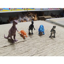 Bengi Store Plastik Oyuncak Dinozor Seti 5 Adet 10 cm ve 15 cm Dinazor Hayvan Figürü