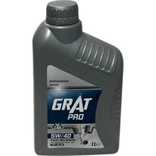Grat Pro 5W-40 Tam Sentetik Motor Yağı 1 Litre