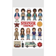 Bsb Stranger Thinks Sticker Telefon Laptop Notebook Tablet Defter Matara Stiker Etiket ST7444