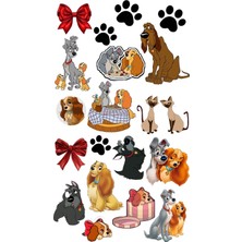 Bsb Köpekler Sticker Telefon Laptop Notebook Tablet Defter Matara Stiker Etiket ST7403