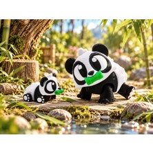 Wobbi Wobbı Max Panda Hareketli Oyuncak – 1 Adet – 12 cm – 3D Baskı
