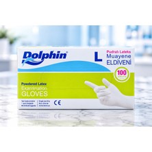 Dolphin Lbededen Pudralı Lateks Eldiven