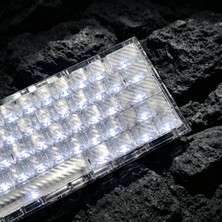 Leaven 119 Tuşlu Kumaş Dokulu Buz Karbon Desenli Oem Profil Rgb Cherry Mx Uyumlu Aydınlatmalı Pbt Tuşları - Şeffaf