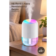 Yenilig 2 Adet H6 Renkli Hava Nemlendirici Beyaz