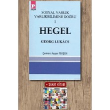 Payel Yayınları Hegel - Sosyal Varlık Varlıkbilimine Doğru 1 + Sanat Kitabı