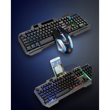 Kaliteyi Bul Rgb Işıklı Mekanik Gaming Klavye ve Mouse Seti
