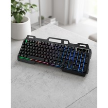 Kaliteyi Bul Rgb Aydınlatmalı Klavye Mouse Seti - Türkçe Q, Usb, Ayarlanabilir Dpı