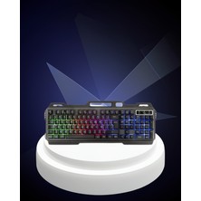 Kaliteyi Bul Rgb Işıklı Oyuncu Klavye ve Fare Seti - Türkçe Q, Ayarlanabilir Dpı