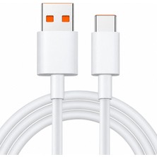 Tactech Xiaomi Mi 5s Plus / Mi 11 Lite 5g / 12 Pro / 17 Ultra / Mi A1 Uyumlu USB Type-C Turbo Şarj Kablosu