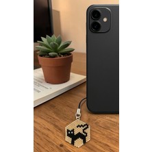 Seard Miyuki Boncuk El Yapımı Kedi Madalyon Telefon Çarmı - Charm