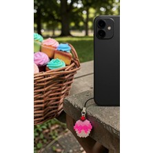 Seard Miyuki Boncuk El Yapımı Cupcake Telefon Çarmı - Charm