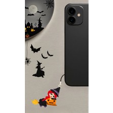Seard Miyuki Boncuk El Yapımı Cadı Telefon Çarmı - Charm Halloween Cadılar Bayramı 1xxx