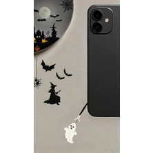Seard Miyuki Boncuk El Yapımı Küçük Hayalet Telefon Çarmı - Charm Halloween Cadılar Bayramı 1xxx