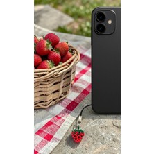 Seard Miyuki Boncuk El Yapımı Çilek Telefon Çarmı - Charm