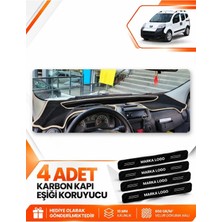 E-BİZ E-Biz Peugeot Bipper (2007-2020) Uyumlu Ön Örtüsü Torpido Koruma Kılıfı Halısı - Siyah-Bej - PE020