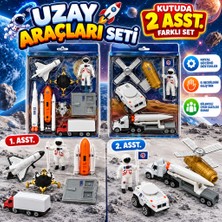 Akıllı Bayi DMNDS077 Kutuda 2 Asst.uzay Araçları Seti Oyuncak Aby