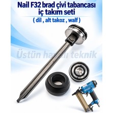 Nail F32 (18/32) Çivi Tabancası Iç Takım Parçaları (Dil + Alt Takoz + Walf)