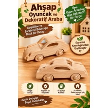 Evim 365 Ahşap Oyuncak Araba