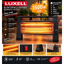 Minisan Elektrikli Isıtıcı Quartz Isıtıcı 1500W - Hızlı Isınma, Taşınabilir ve Sessiz Ev Tipi Isıtıcı,mini Soba,elektrikli Soba,taşınabilir Soba