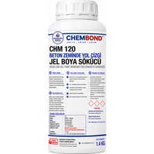 Chembond Chm 120 Beton Zeminde Yol Çizgi Jel Boya Sökücü