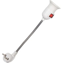 Tg Tech 3410 Prizden Duya Dönüştürücü 26CM Spiralli Anahtarlı Yüksek Isıya Dayanıklı Duy