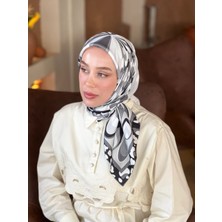 MentorAly Modakaşmir Soyut Desenli Twill Eşarp