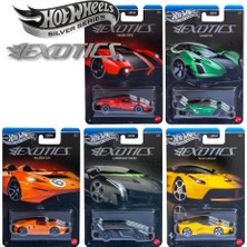 Hot Wheels Silver Series Exotics 5'li Set Ferrari Laferrari Lamborghini Veneno GDG44