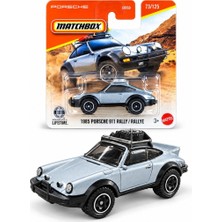 Matchbox 1985 Porsche 911 Rally 1:64 Metal Oyuncak Araba – Gümüş 73/125 JHP30