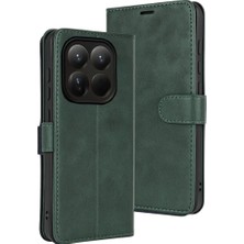 Vavis Xiaomi Mi 15T Trend S Plus Kapaklı Kılıf - Yeşil