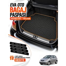 E-BİZ E-Biz Tata Vista (2008-2015) 3D Havuzlu Eva Bagaj Havuzu Paspası - Siyah-Taba