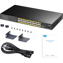 Cudy 24PORT Poe 300W 2-Uplink Gigabit Yönetilemez Switch GS1028PS2