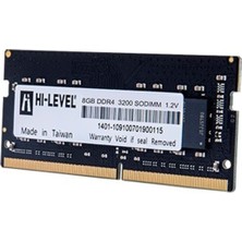Hi-Level Hı-Level 8gb Ddr4 3200MHZ Notebook Ram Value HLV-SOPC25600D4/8G