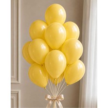 Partixa Latex Balon Seti 10'lu- Sarı