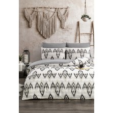Tabea Home | Soft Dreams Serisi | Vaha Çift Kişilik  Pamuklu Desenli Nevresim Takımı | Lastikli Çarşaflı |