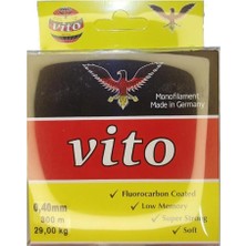 Vito 100 mt Fluorocarbon Coated  Misina Clear