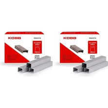 KBZ216 16MM 2500 Adet 200 Serisi Ağır Hizmet Tipi Zımba Teli (2 Paketi)