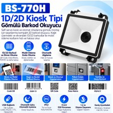 Grandstarr BS-770H 1d/2d Qr Kod Kiosk Tipi Gömülü Barkod Okuyucu