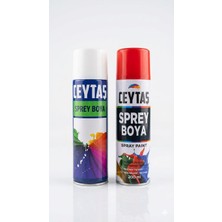 Genel Tedarik Kırmızı Beyaz 2li Sprey Boya