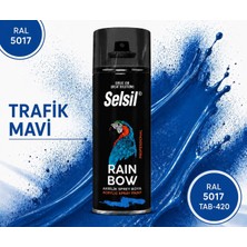 Selsil Raınbow Akrılık Sprey Boya Trafik Mavi Ral 5017 (400ML)