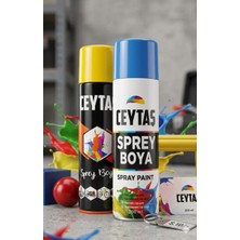 Genel Tedarik Sarı Mavi 2li Sprey Boya